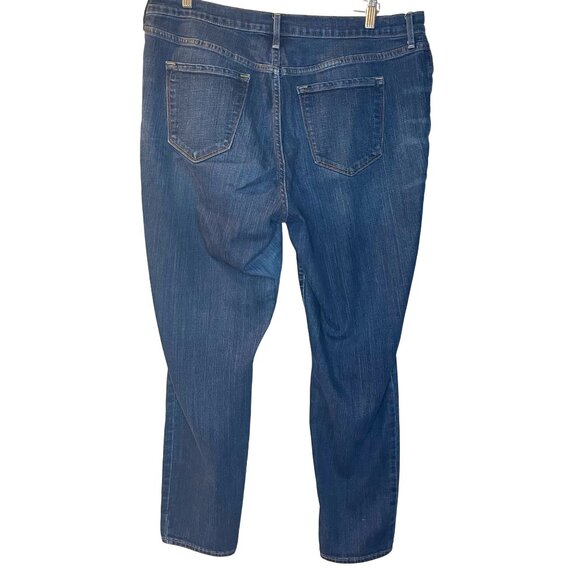 Old Navy Curvy Skinny Jeans Women's Plus Size 16 Blue‎ Denim Cotton Medium Wash - Picture 3 of 12